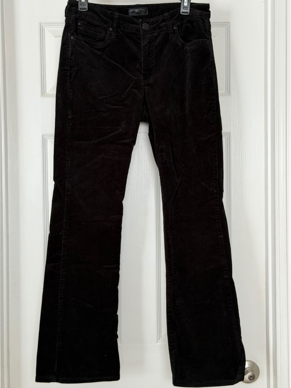 KUT from the Kloth Black Corduroy Bootcut Pants Size 10